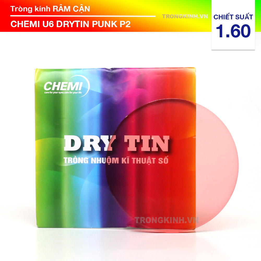 Tròng kính Chemi ChemiDryTinU6PunkP2 1.60
