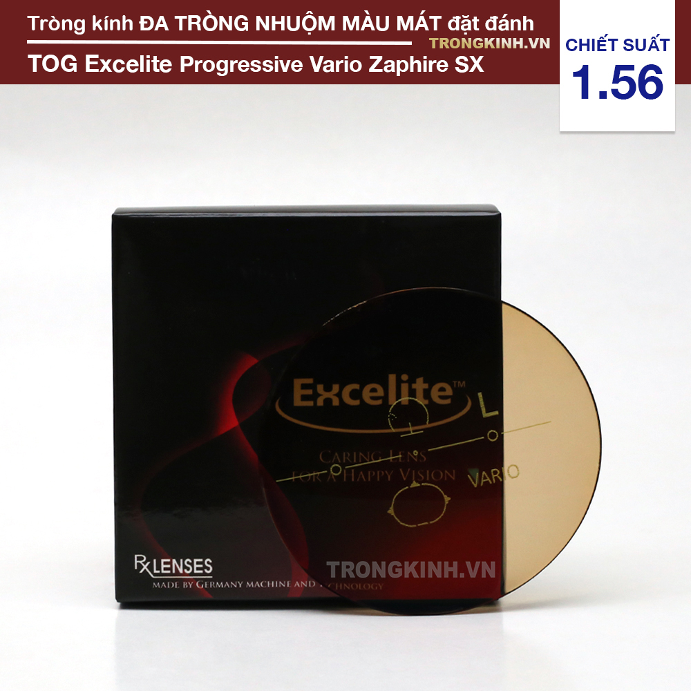 Tròng kính TOG ExceliteProgressiveVarioZaphireSXnhuommaumat 1.56